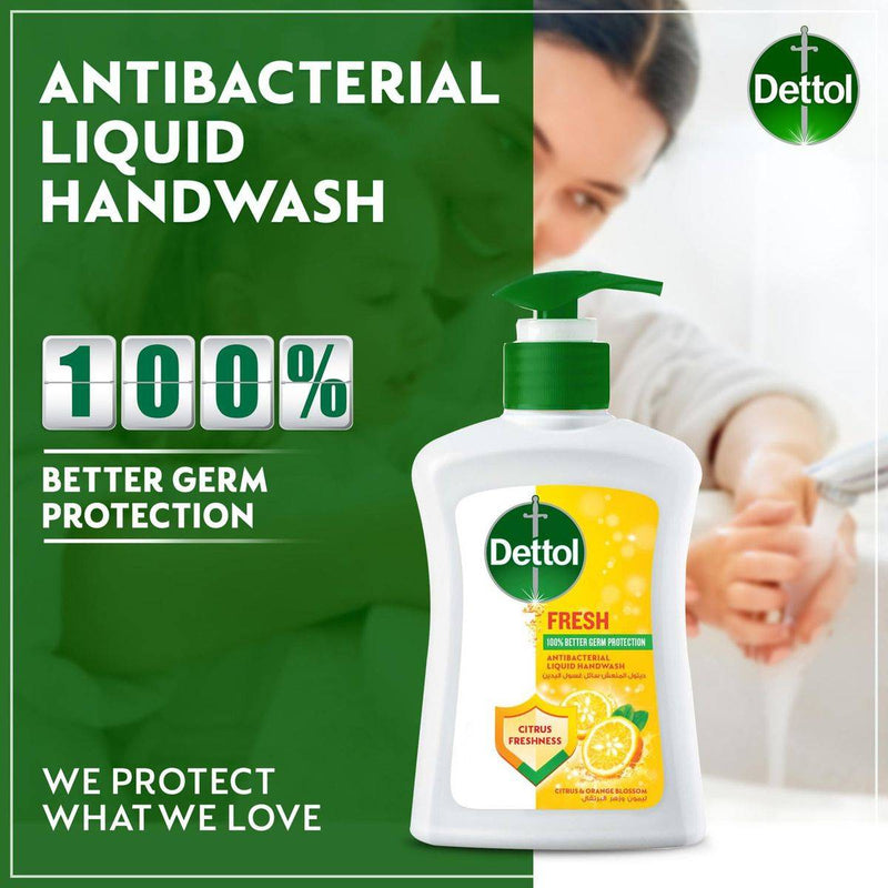 Dettol Antibacterial Handwash Pump Fresh 200ml