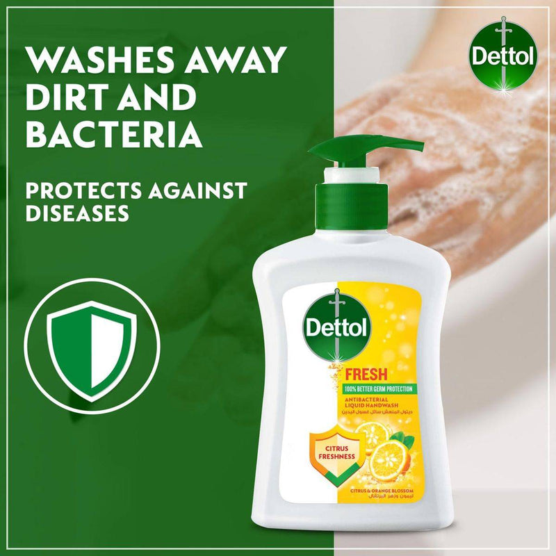 Dettol Antibacterial Handwash Pump Fresh 200ml