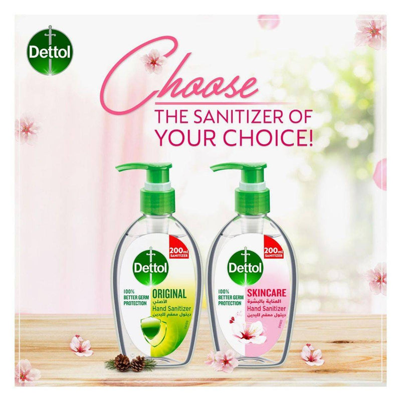 Dettol Antibacterial Hand Sanitizer Gel Skincare 200ml
