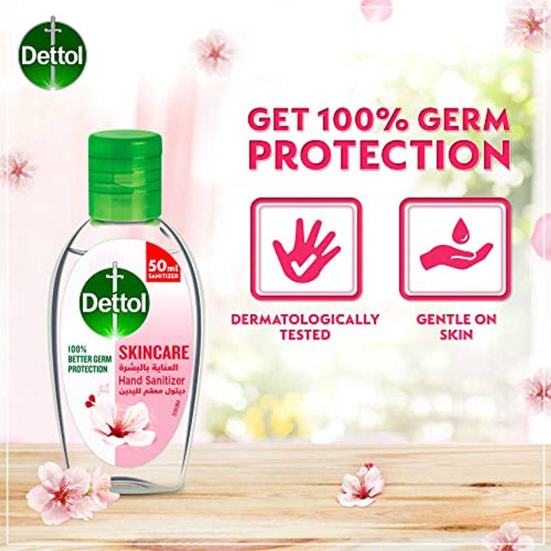 Dettol Antibacterial Hand Sanitizer Gel Skincare 50ml