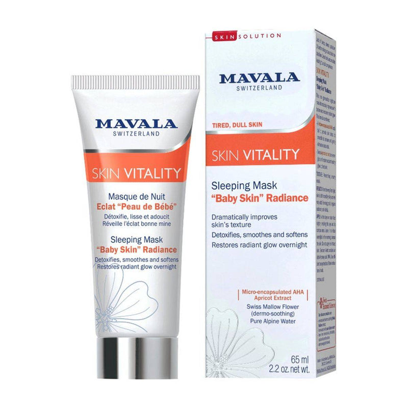 Mavala Swiss Skin Solution Skin Vitality Baby Skin Radiance Sleeping Mask 65ml