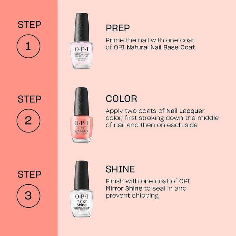 OPI Classic Lacquer Top Coat Brilliant 15ml