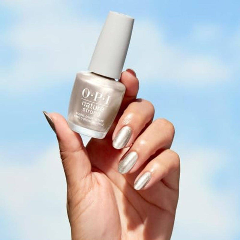 OPI Nature Strong Vegan Lacquer Gold Shimmerr Glowing Places 15ml