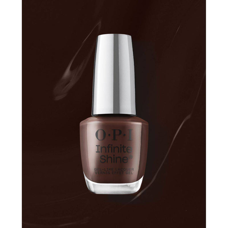 OPI New Infinite Shine Long Wear Lacquer Black Not Afraid of The Dark 15ml