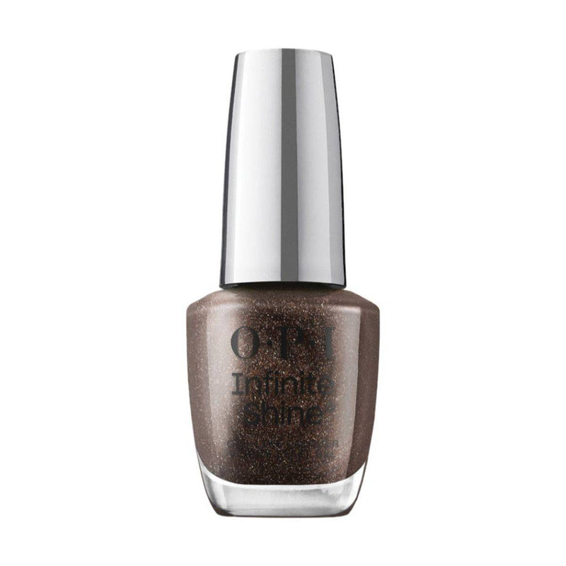 OPI New Infinite Shine Long Wear Lacquer Black Shimmer My Private Jet 15ml