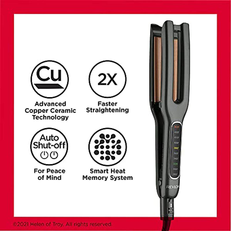 Revlon Hair Straightener Double Straight RVST2204ARB