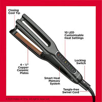 Revlon Hair Straightener Double Straight RVST2204ARB