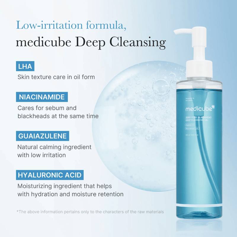Medicube Zero Pore Blackhead Cleansing Oil 205ml