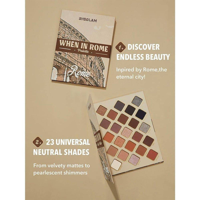 Sheglam When In Rome 
Eyeshadow Palette 23 Shades 16.1g