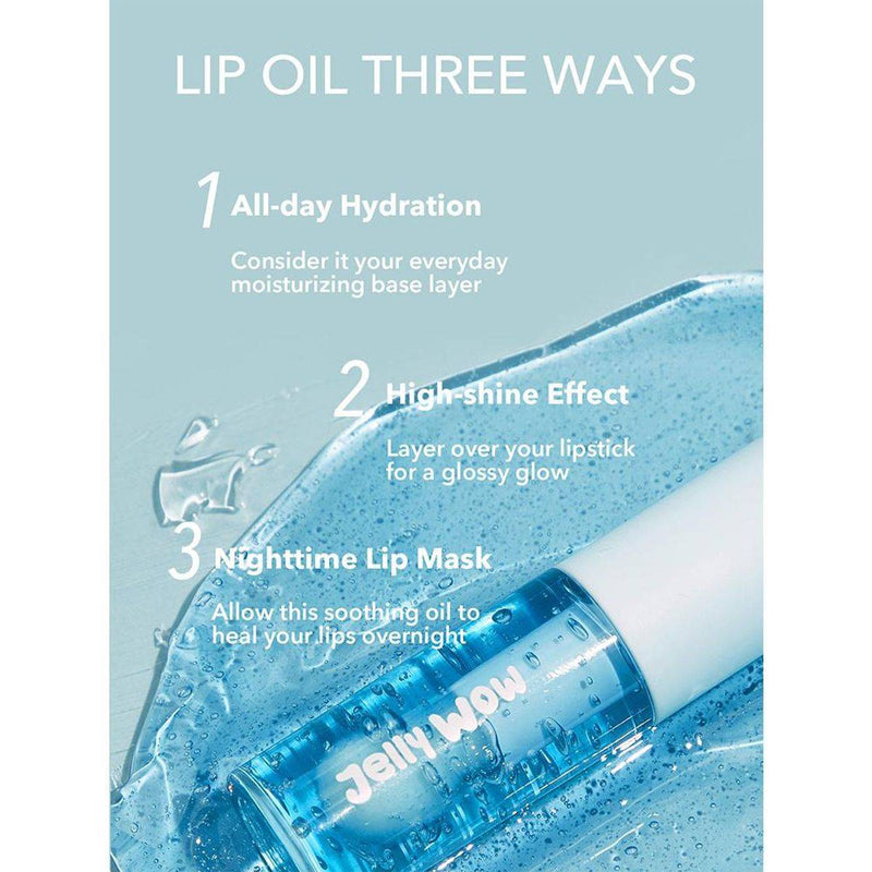 Sheglam Jelly Wow Hydrating Lip Oil Mali Blue Berry 6g