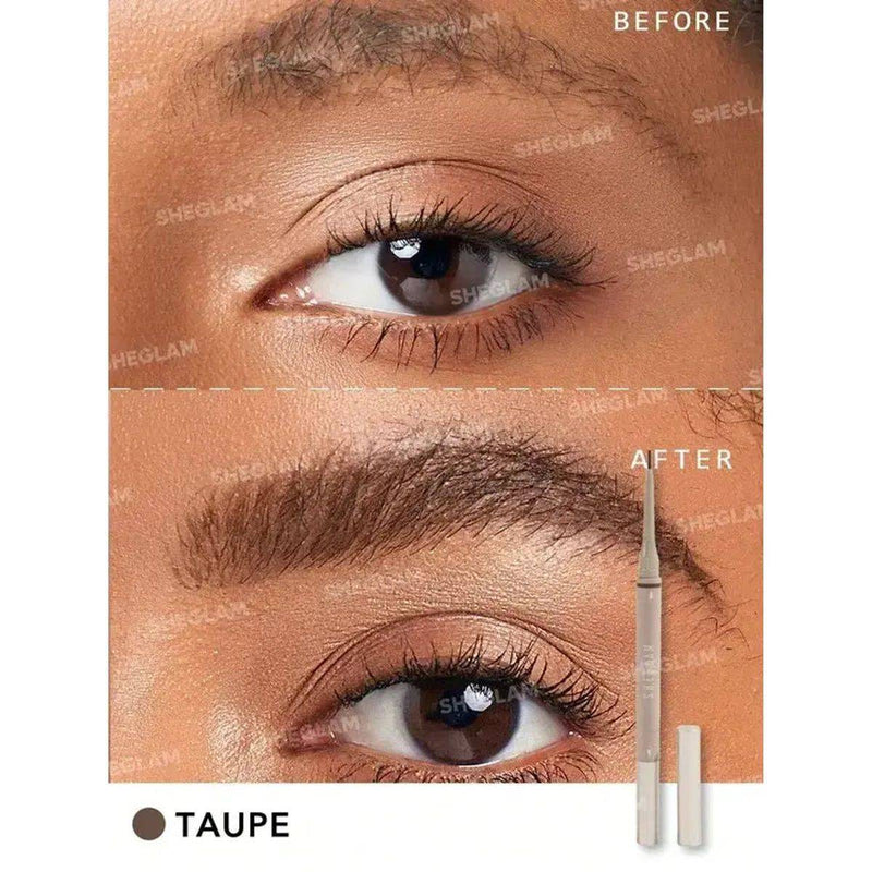 Sheglam Brows On Demand 2 In 1 Eyebrow Pencil Taupe 0.4g