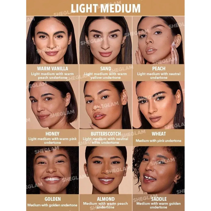 Sheglam Skin Focus High Coverage Powder Foundation Sand 11g