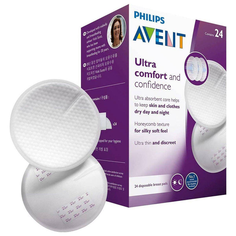 Philips Avent Ultra Comfort Disposable Breast Pads 24 Pieces