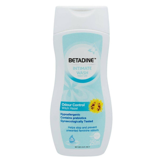 Betadine Intimate Wash Odour Control with Witch Hazel 250ml