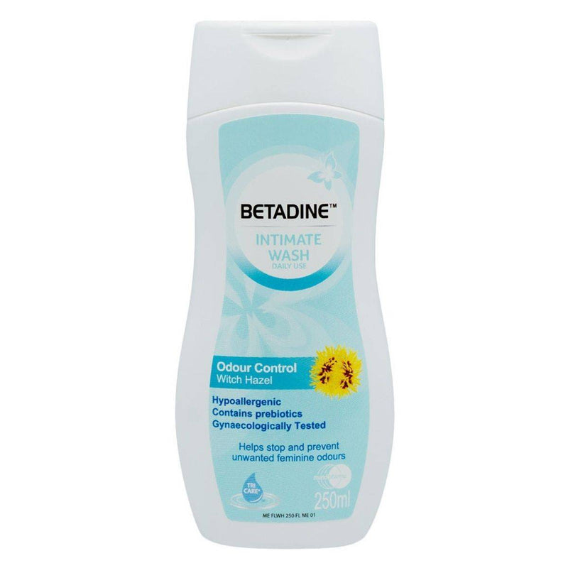 Betadine Intimate Wash Odour Control with Witch Hazel 250ml