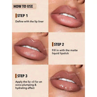 Sheglam Soft 90'S Glam Lip Liner And Lip Duo Set Moody Taupe