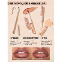 Sheglam Soft 90'S Glam Lip Liner And Lip Duo Set Moody Taupe