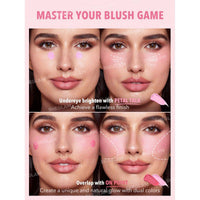 Sheglam Color Bloom Liquid Blush Matte Finish Petal Talk 5.2ml