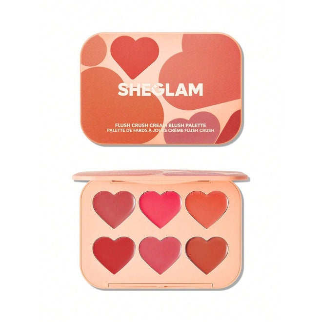 Sheglam Flush Crush Cream Blush Palette Cottage Core Garden