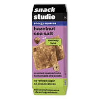 Snack Studio Energy Squares Hazelnut Sea Salt 40g