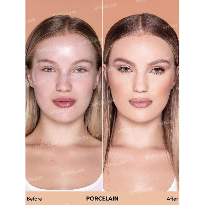 Sheglam Complexion Pro Long Lasting 
Breathable Matte Foundation Porcelain 30ml