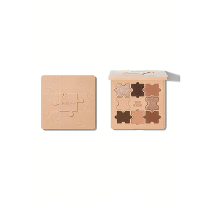 Sheglam Jazy Jigsaw Eyeshadow Palette Hued In Nude 8g