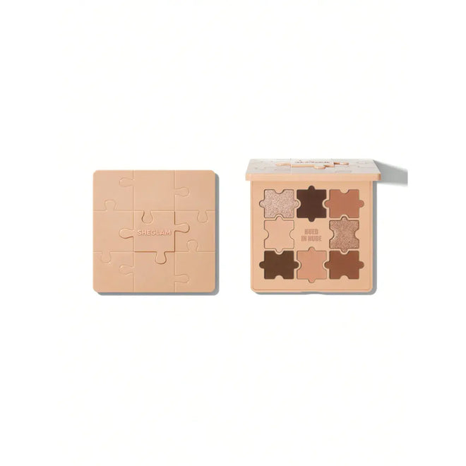 Sheglam Jazy Jigsaw Eyeshadow Palette Hued In Nude 8g