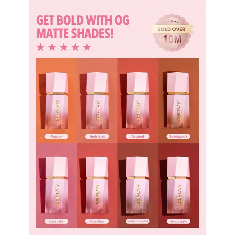 Sheglam Color Bloom Liquid Blush Matte Finish Night Drive 5.2ml