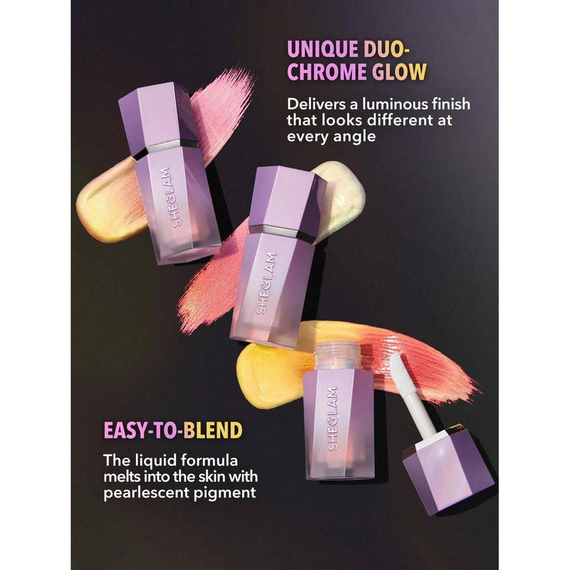 Sheglam Chroma-Glow Bloom Liquid Highlighter Flying Comet 5.2ml