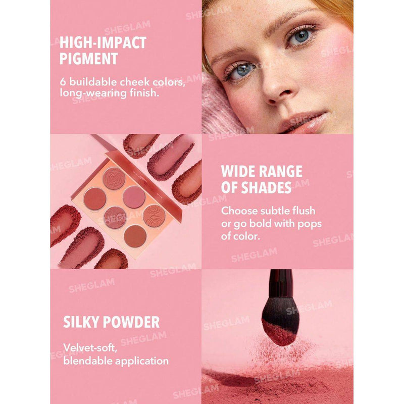 Sheglam Floral Flush Blush Palette Blushing Bouquet 18g