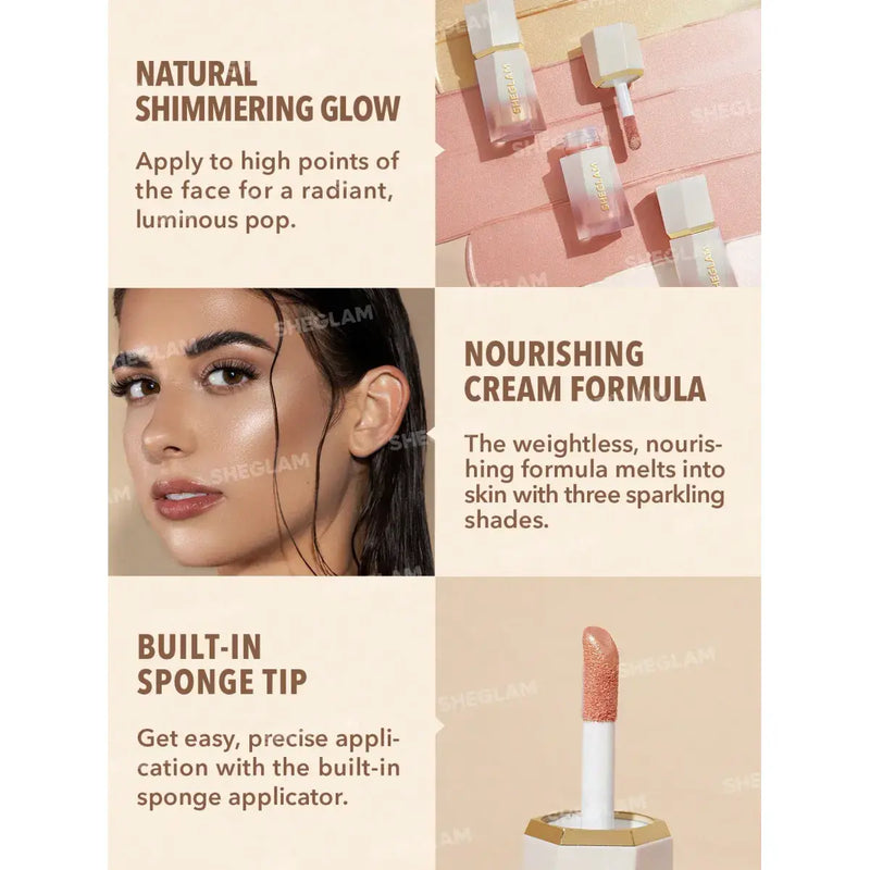 Sheglam Glow Bloom Liquid Highlighter Bellini Brunch 5.2ml
