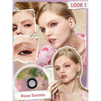 Sheglam Vinyl Pop Eyeshadow Palette Rose Sonata 8.5g