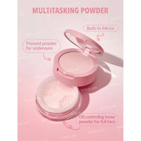 Sheglam Insta-Ready Face & Under Eye Setting Powder Duo BubbleGum