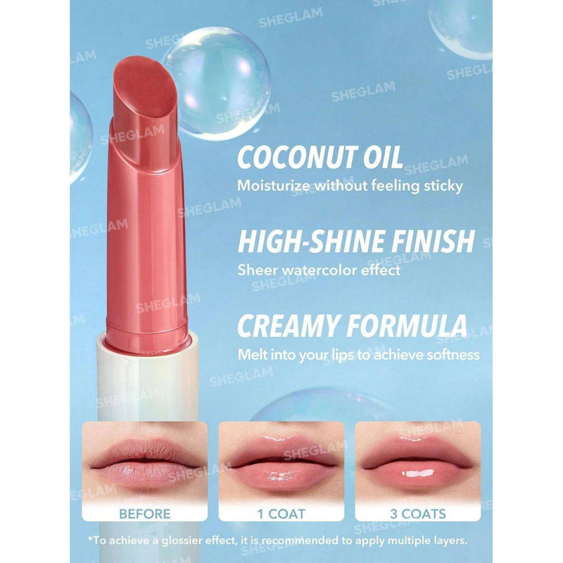 Sheglam Pout Perfect Shine Lip Plumper Pink 
Flamingo 2g