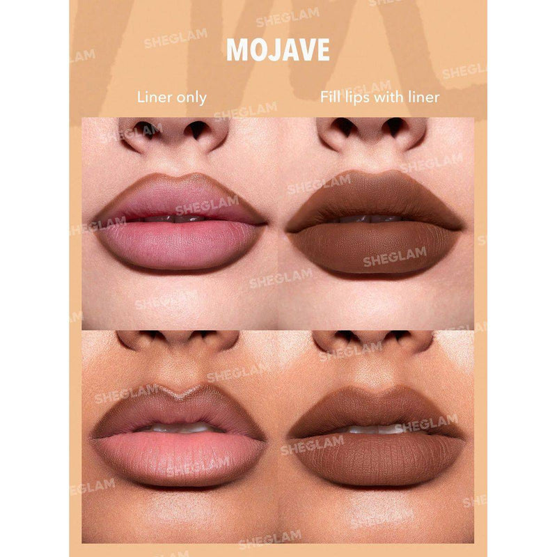 Sheglam So Lippy Lip Liner Set Espresso Kisses 3x0.25g