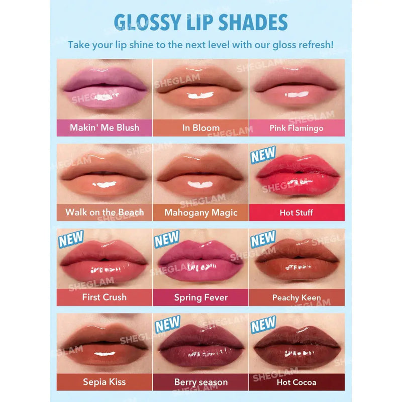 Sheglam Pout Perfect Shine Lip Plumper Spring 
Fever 2g