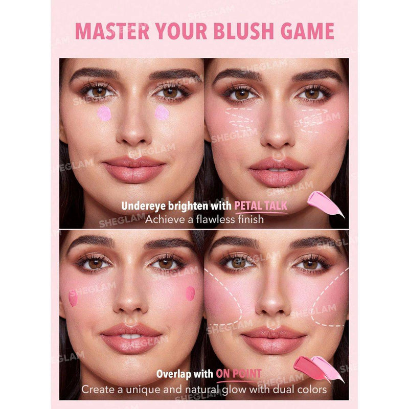 Sheglam Color Bloom Liquid Blush Matte Finish On Point 5.2ml
