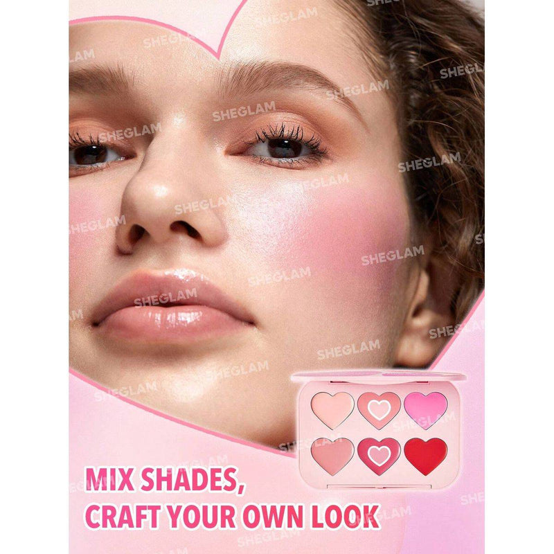 Sheglam Flush Crush Cream Blush Palette Blushing Bouquet