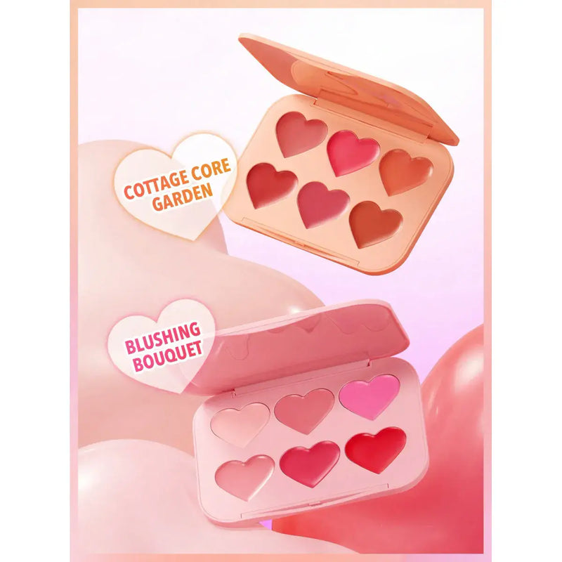 Sheglam Flush Crush Cream Blush Palette Blushing Bouquet