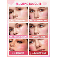 Sheglam Flush Crush Cream Blush Palette Blushing Bouquet