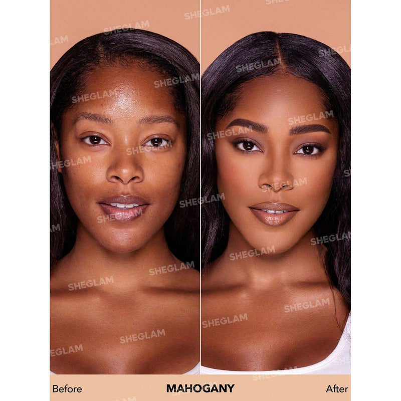 Sheglam Complexion Pro Long Lasting 
Breathable Matte Foundation Mahogany 30ml