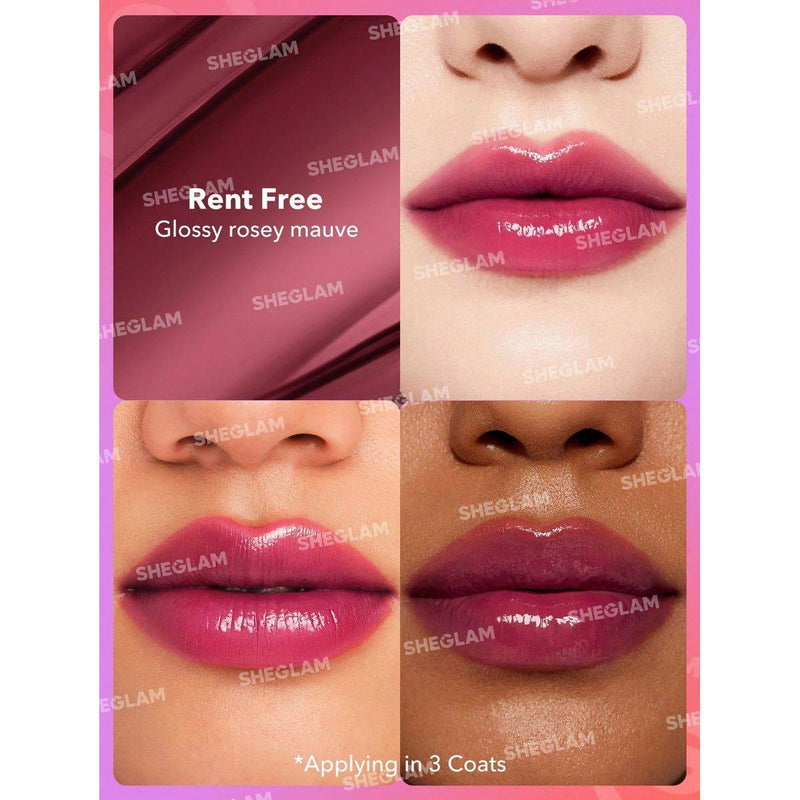 Sheglam Mirror Kiss High Shine Lipstick Rent Free 2.9g