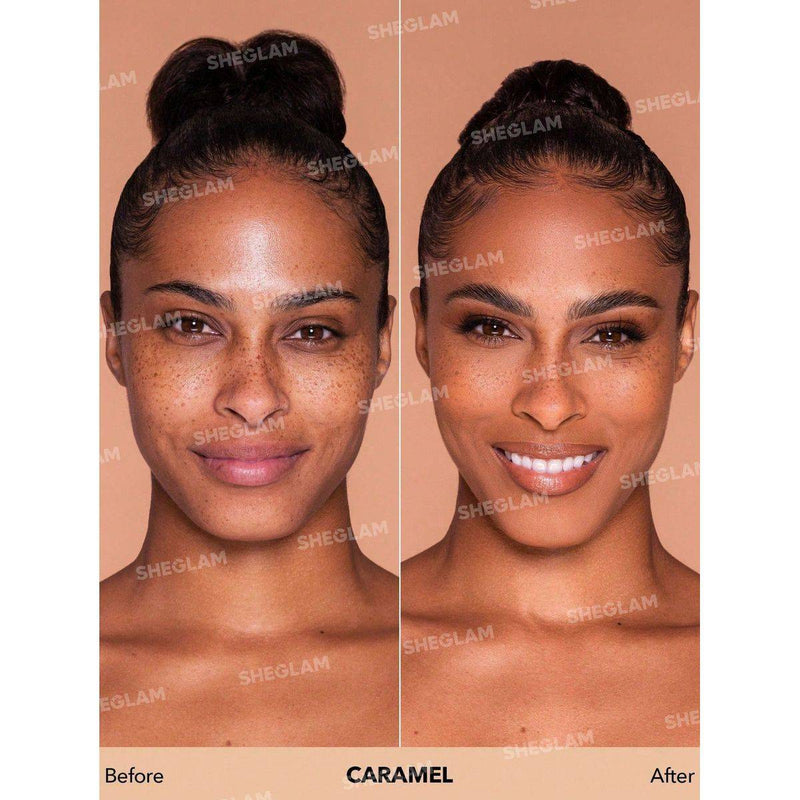 Sheglam Complexion Pro Long Lasting 
Breathable Matte Foundation Caramel 30ml
