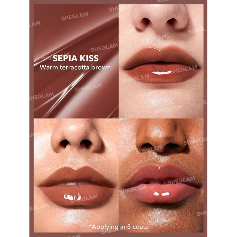 Sheglam Pout Perfect Shimmer Lip Plumper Sepia Kiss 2g