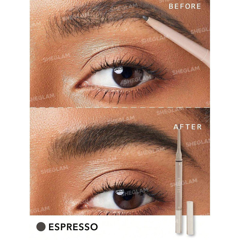 Sheglam Brows On Demand 2 In 1 Eyebrow Pencil Espresso 0.4g