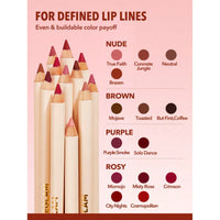 Sheglam Lip Facts Lip Liner Toasted 1.7g
