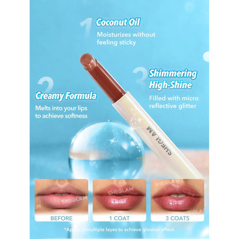 Sheglam Pout Perfect Shimmer Lip Plumper Violet Fizz 2g
