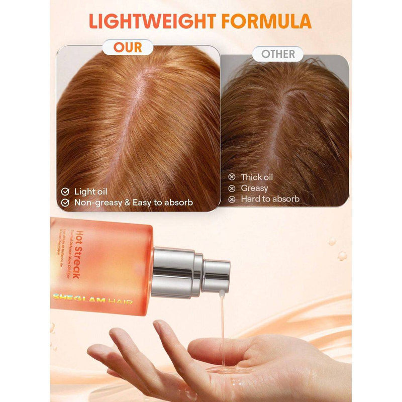 Sheglam Hair Hot Streak Thermal Defense Glow Oil Elixir 100ml