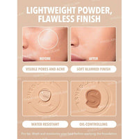 Sheglam Skin Focus High Coverage Powder Foundation Honey 11g