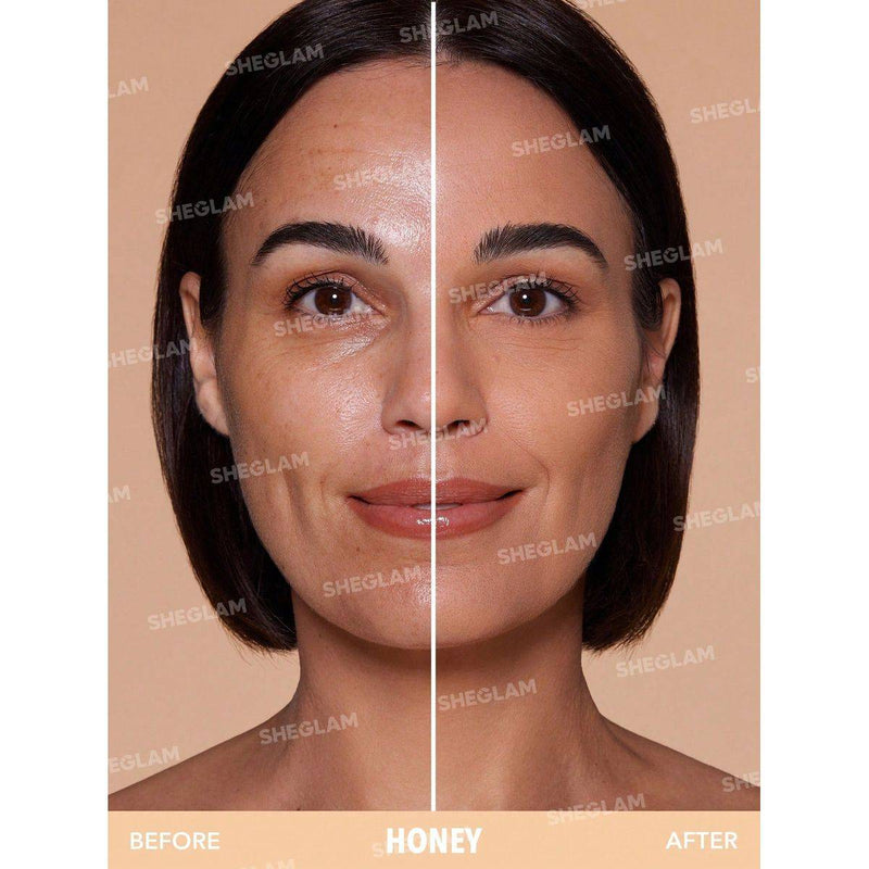 Sheglam Skin Focus High Coverage Powder Foundation Honey 11g